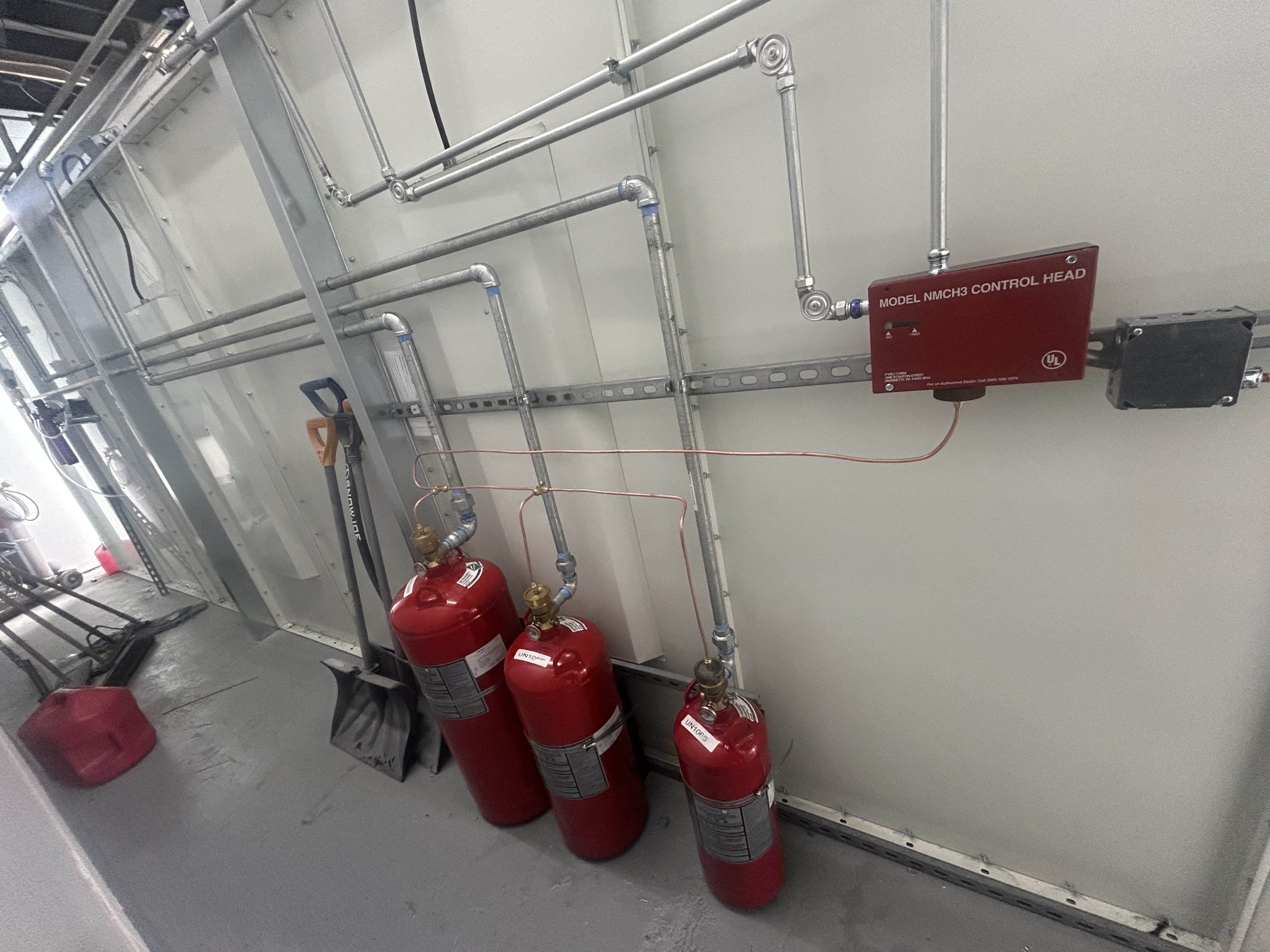 Spray Booth Fire Suppression System